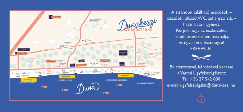 Strand helyszínrajz